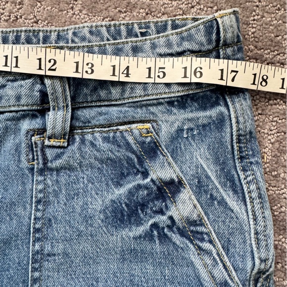 PILCRO ANTHROPOLOGIE Jeans Women’s Size 32 Light Acid Wash The Wanderer Relaxed - Picture 12 of 14